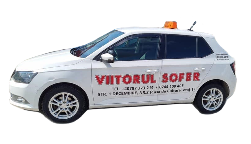Masina Skoda scoala
